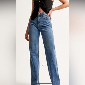 Abercrombie & Fitch The 90s Relaxed Jean High Rise Size 24/00 Regular Length